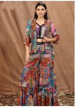 Multi Chinone Designer  Sharara